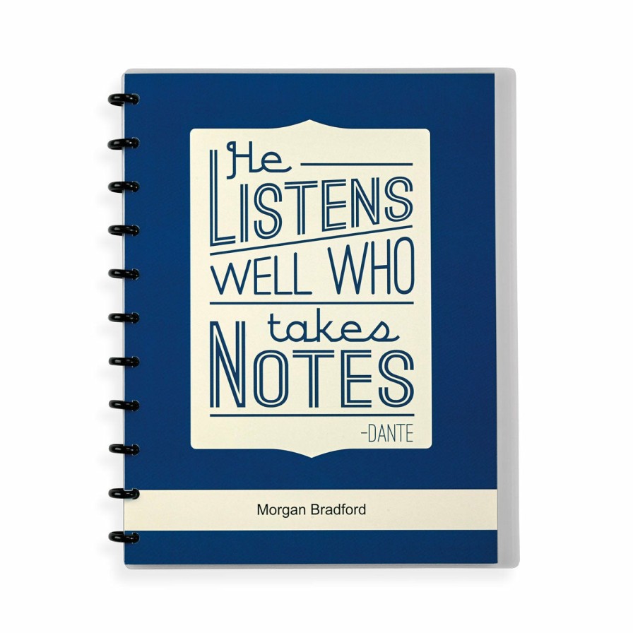 Circa Notebooks Levenger Circa Compact Notebooks | Circa Weekly Horizontal Format Agenda-Quote