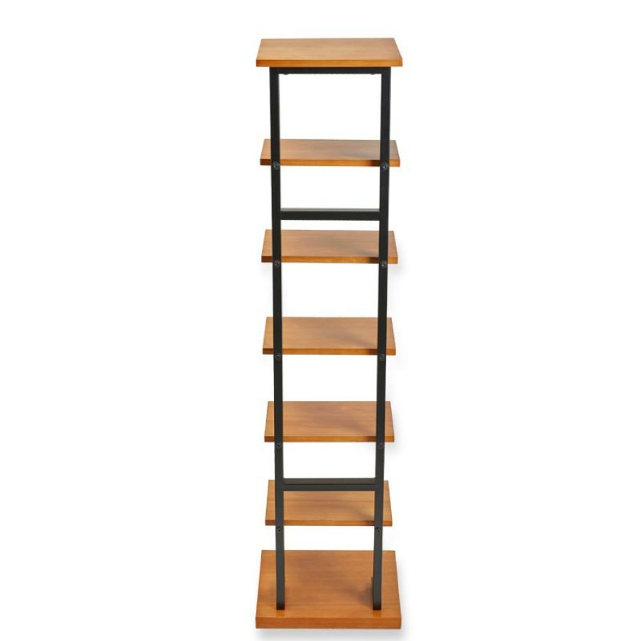 Reading Levenger Reader Furnishings | No-Room Wood Book Tower