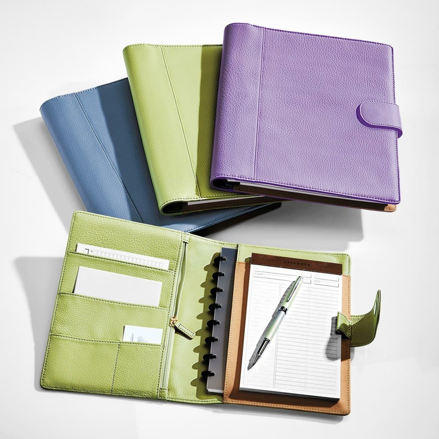 Notebooks & Stationery Levenger Padfolios | Circa Pebbled Leather Softolio