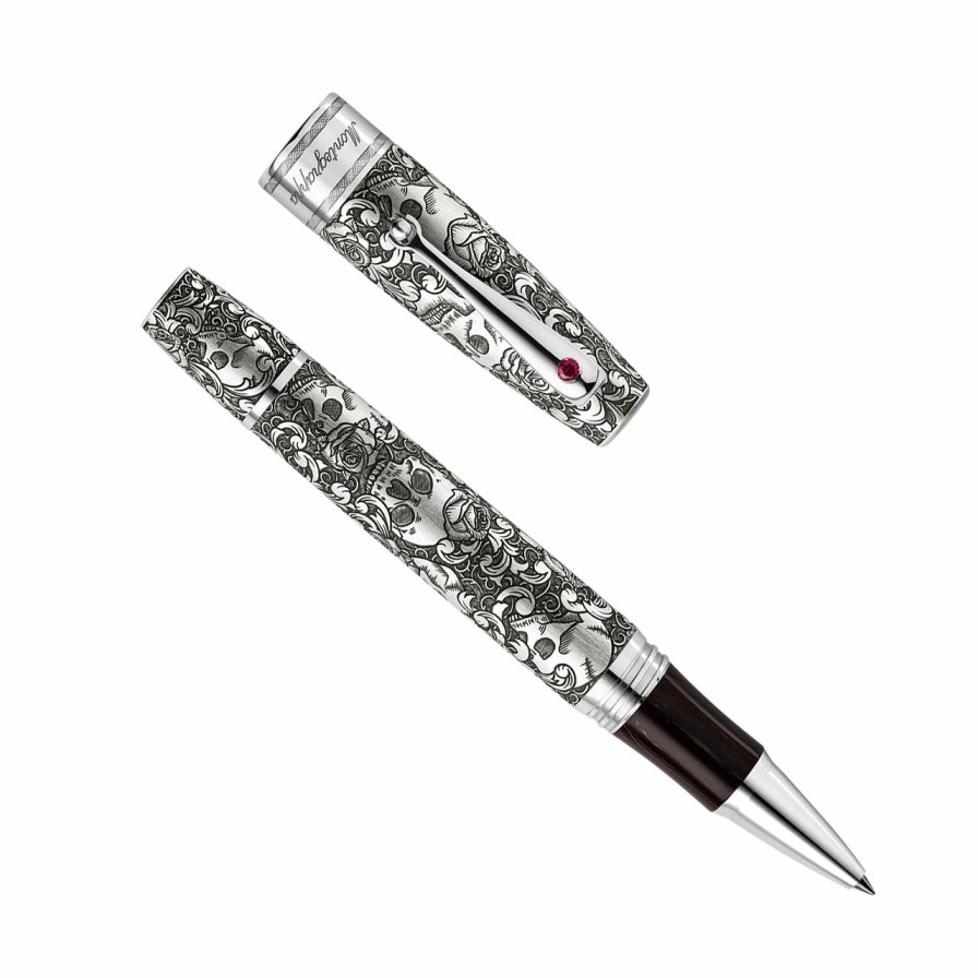 Writing Levenger Rollerball Pens | Montegrappa Skulls & Roses Rollerball Pen