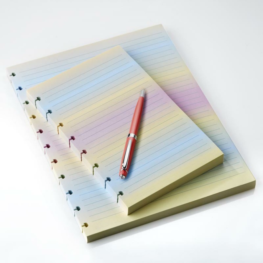 Circa Notebooks Levenger Circa Letter Refills | Circa Color Gradient Full-Page Ruled Refill (100 Sheets)