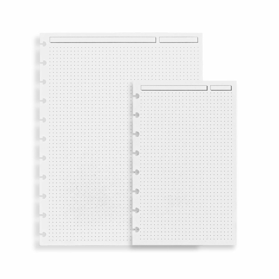 Circa Notebooks Levenger Circa Letter Refills | Circa Dot Grid Refill (300 Sheets)