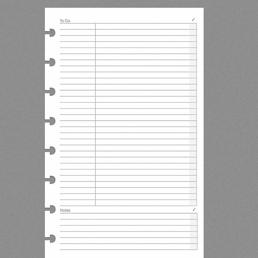 Circa Notebooks Levenger Circa Junior Refills | Circa® Special Request Daily Planner Refill (100 Sheets)