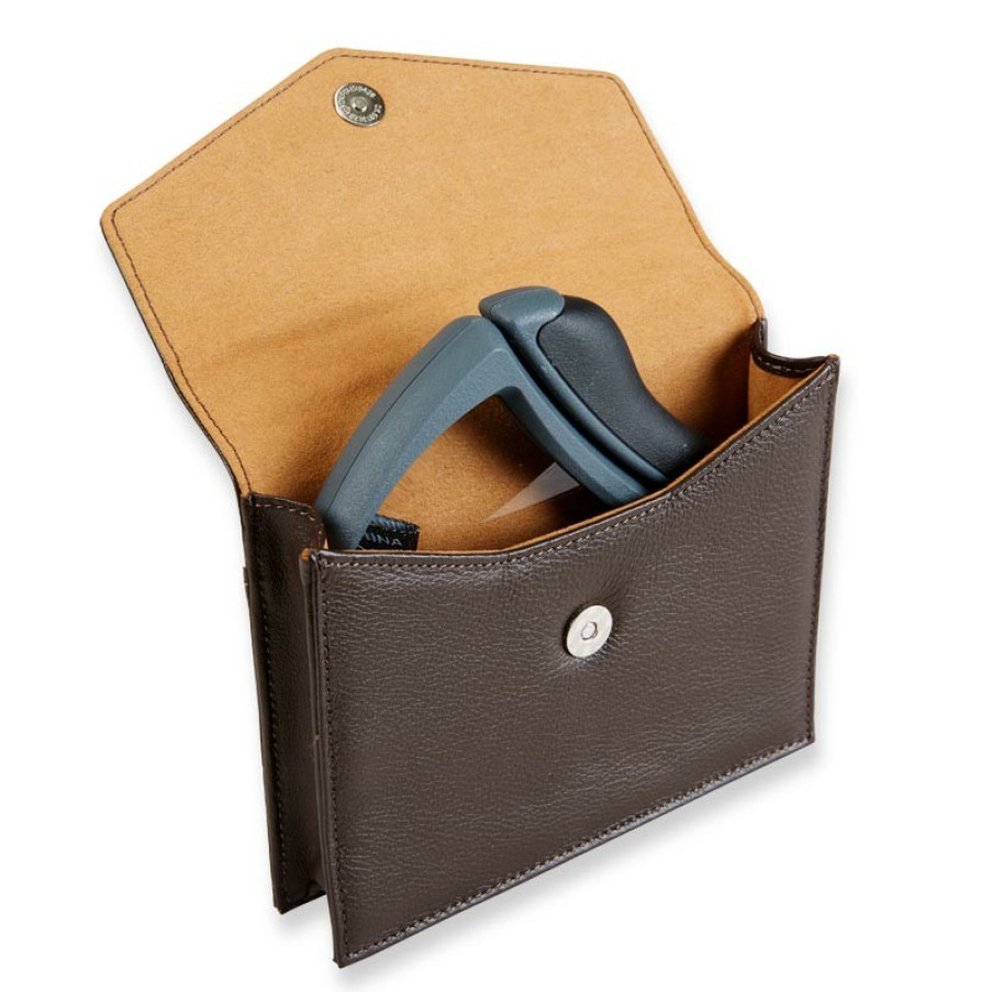 Notebooks & Stationery Levenger Unusual Office Supplies | Folding Magnifier With Leather Pouch