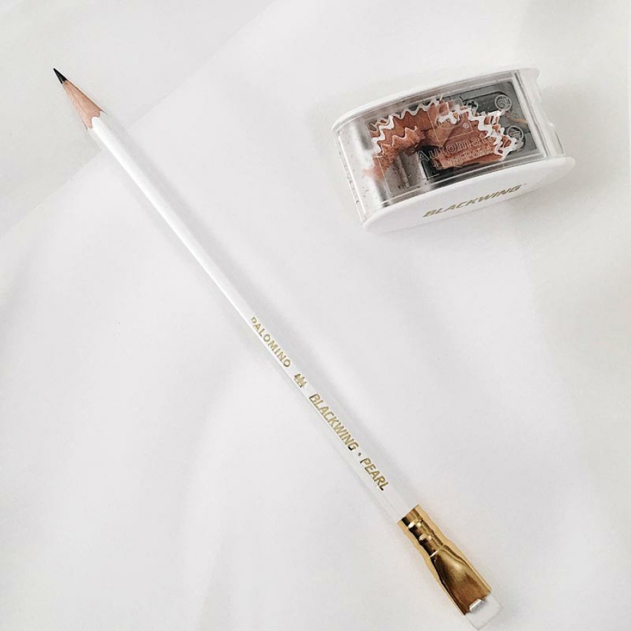 Writing Levenger + 22 More | Blackwing Long-Point Sharpener White