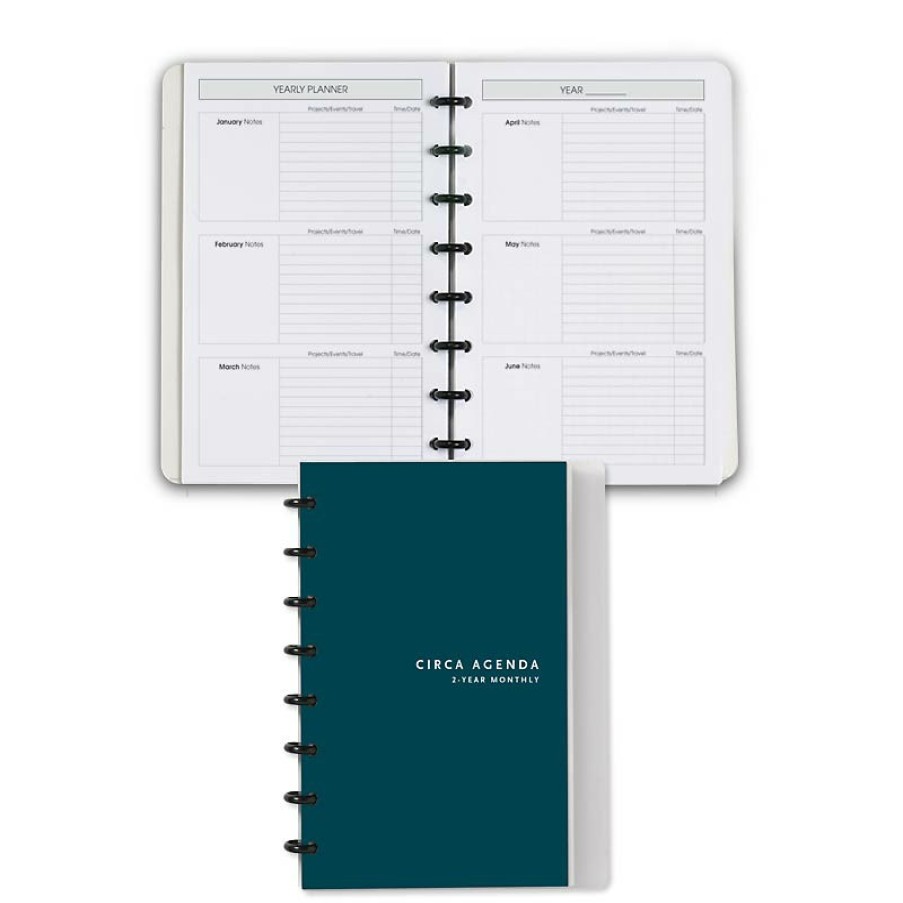 Circa Notebooks Levenger Circa Smartplanners® | Circa 2 Year Monthly Agenda, Junior