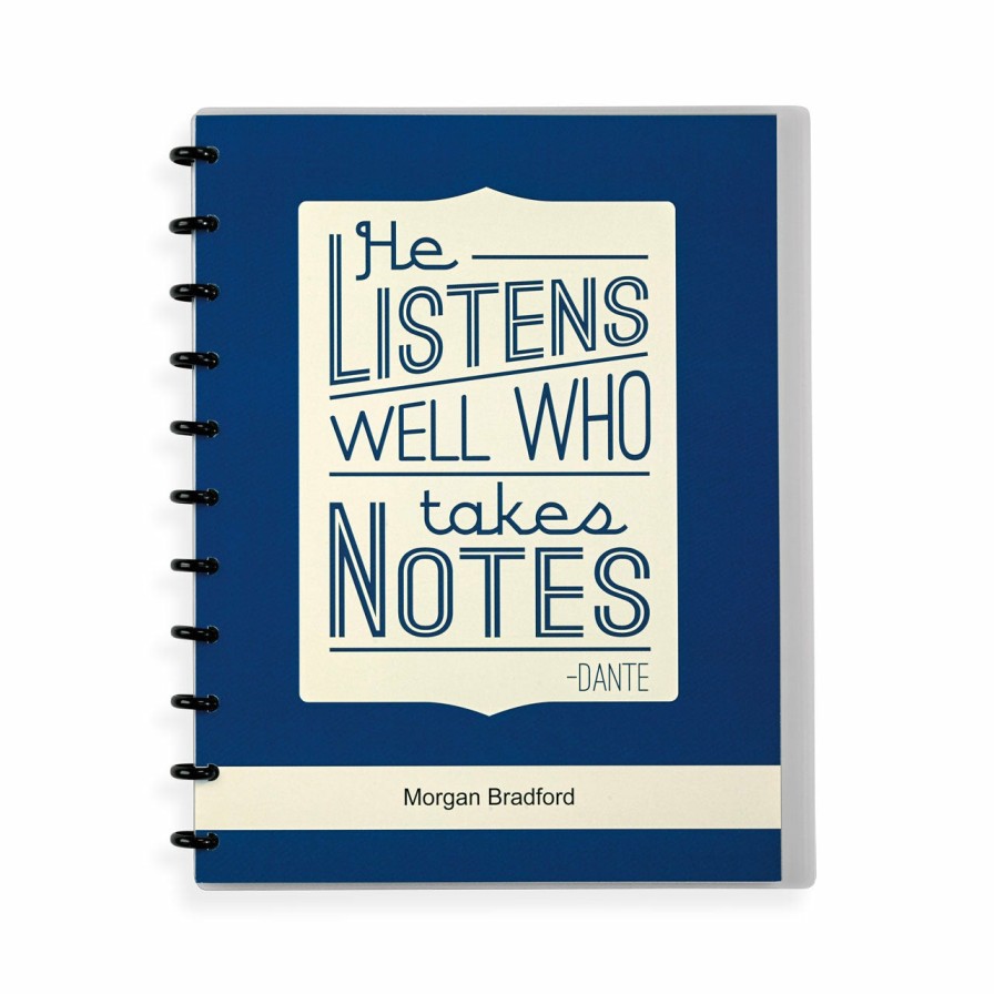 Circa Notebooks Levenger Circa Letter Notebooks | Circa Weekly Vertical Format Agenda-Quote