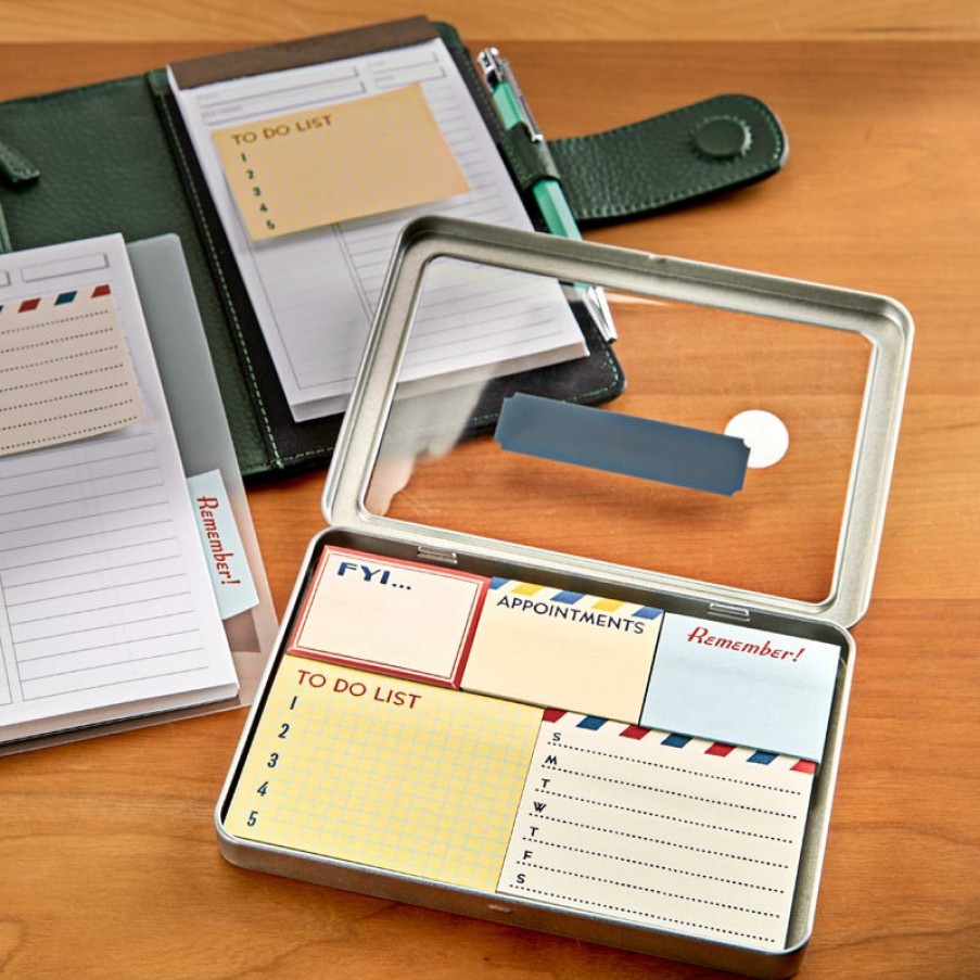 Home & Office Levenger Sticky Notes & Tabs | Vintage To Do Sticky Notes