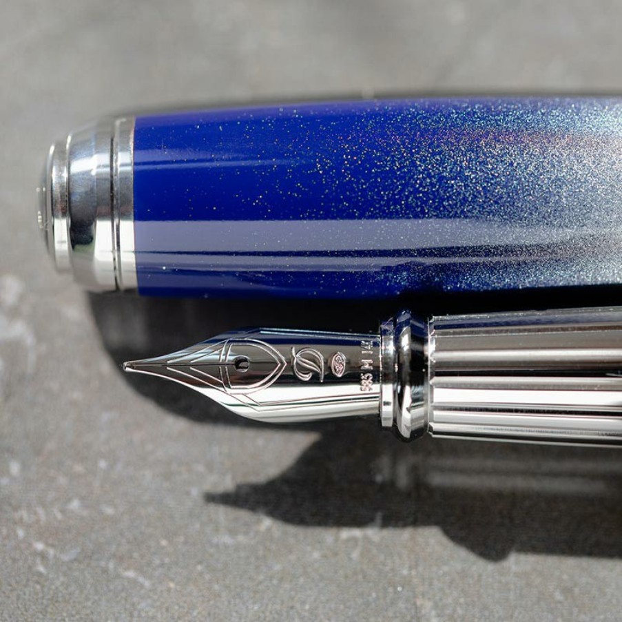 Writing Levenger Fountain Pens | S.T. Dupont Line D Usa Exclusive Fountain Pen Starburst