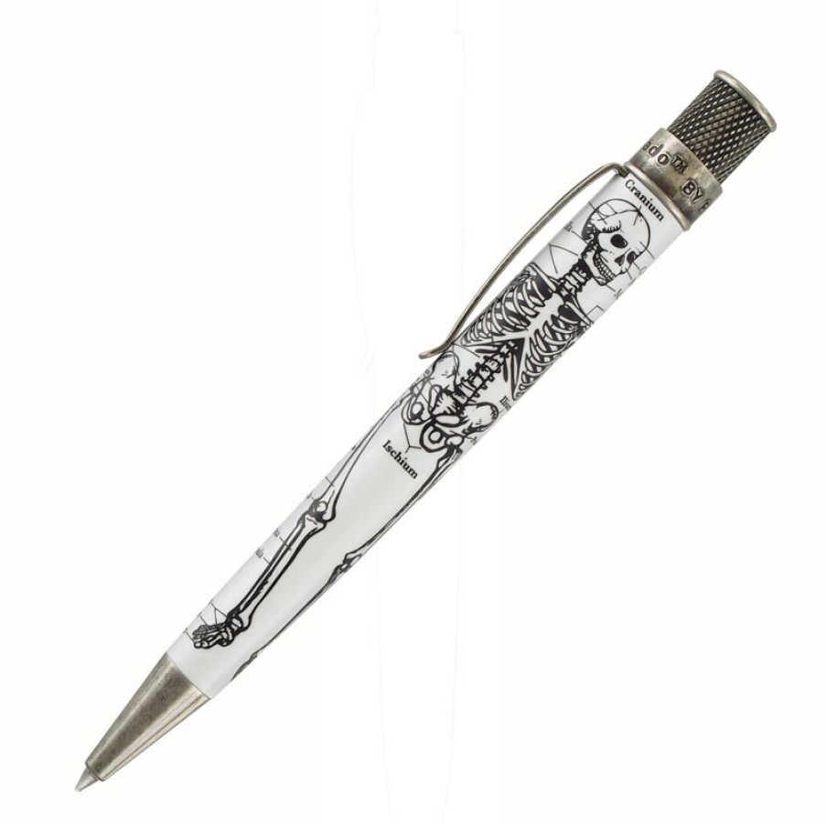 Writing Levenger Rollerball Pens | Retro 51 Tornado Vintage Metalsmith Dr. Gray Rollerball Pen