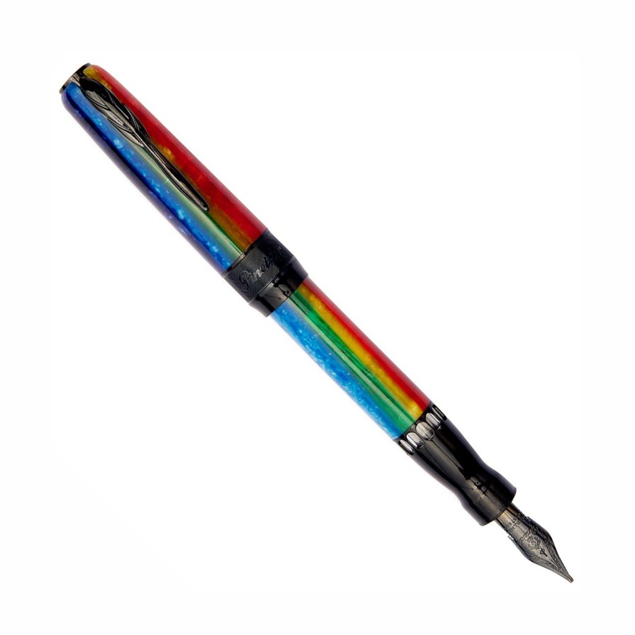 Writing Levenger + 22 More | Pineider Arco Stilo Rainbow Fountain Pen