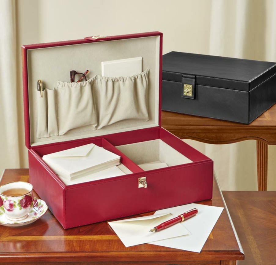 Home & Office Levenger Decor | The King'S Stationery Box