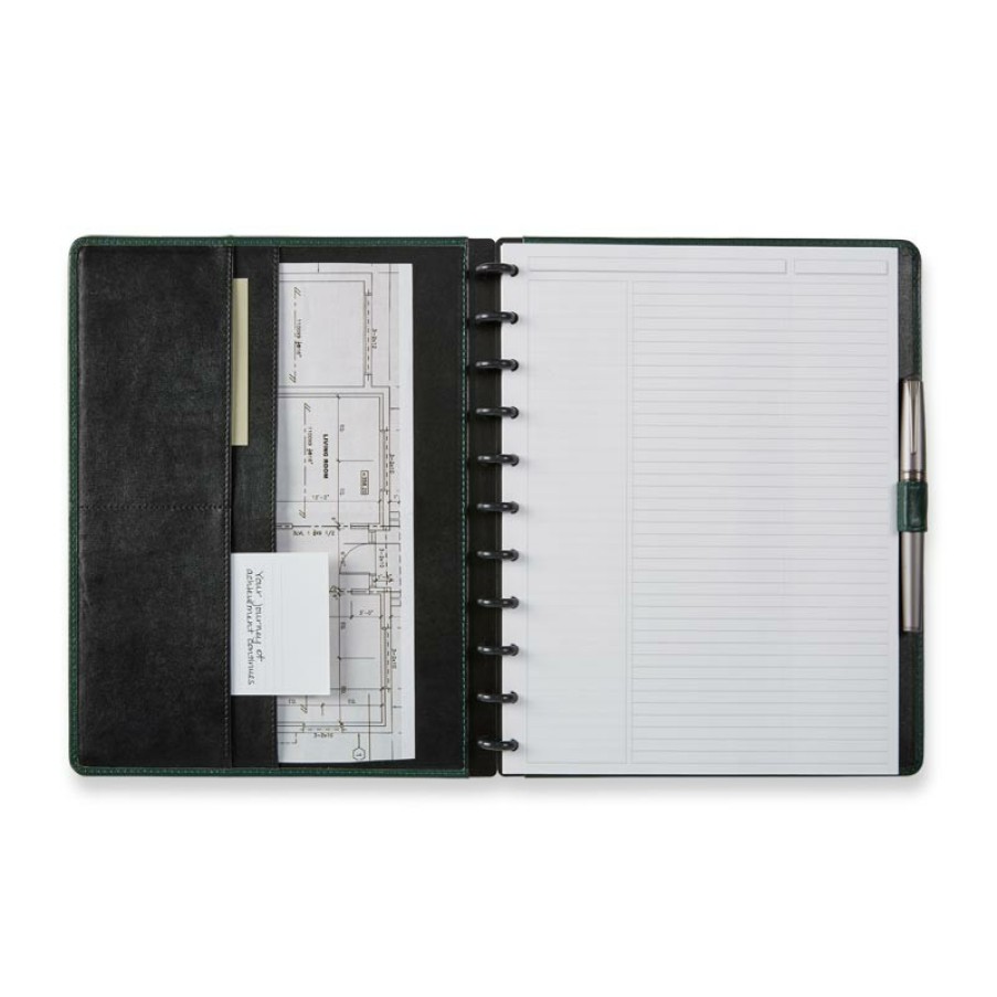 Circa Notebooks Levenger Circa Letter Notebooks | Circa Leather Foldover Notebook