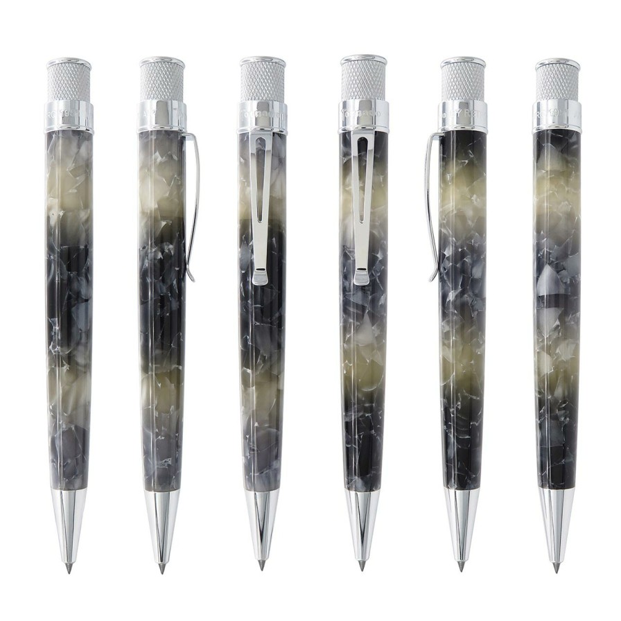 Writing Levenger + 22 More | Retro 51 Tornado Silver Lining Rollerball Pen