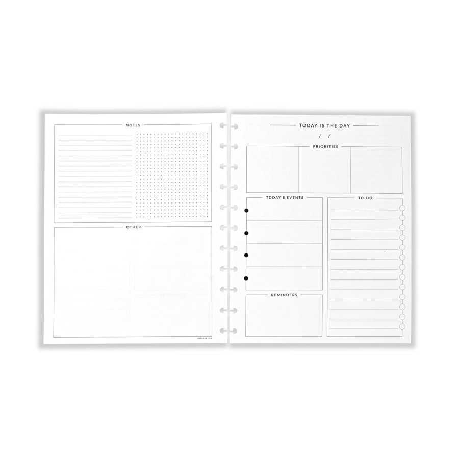 Circa Notebooks Levenger Circa Letter Refills | Circa Today'S The Day Refill (25 Sheets)