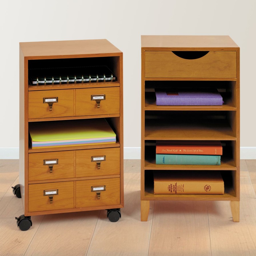 Home & Office Levenger Shelves & Storage | Cubi Convertible Storage Table