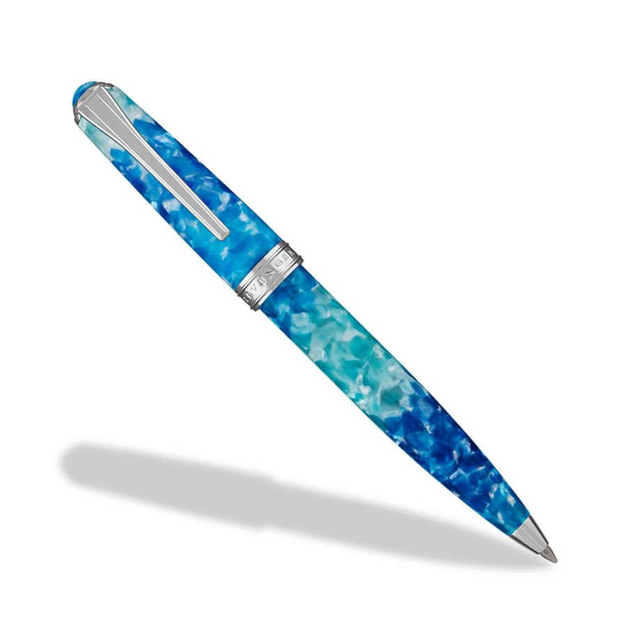 Writing Levenger Rollerball Pens | True Writer Classic Blue Grotto Pen