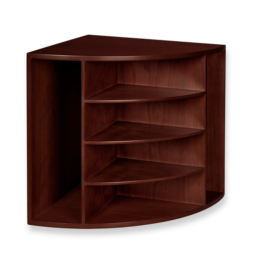 Home & Office Levenger Shelves & Storage | Cubi Corner Desk Bookcase