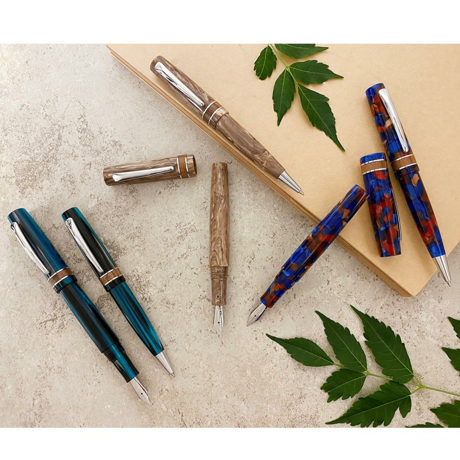 Writing Levenger Ballpoint Pens | Monteverde Trees Of The World Ballpoint Pen