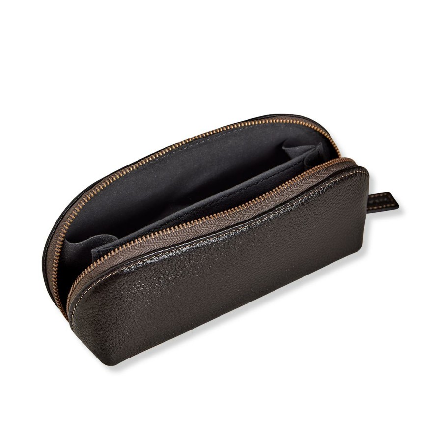 Reading Levenger Professional Eyeglass Cases | Bomber Jacket Double-Take Eyeglass Case Mocha