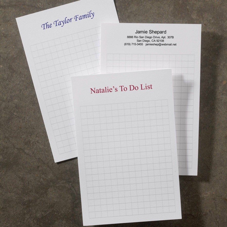 Notebooks & Stationery Levenger Premium Index Cards | 250 Personalized 4 X 6 Cards, Vertical Grid