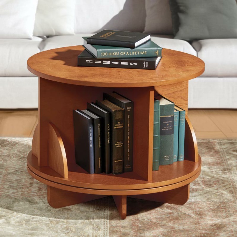 Home & Office Levenger Shelves & Storage | Carousel Book Shelf (Tall)