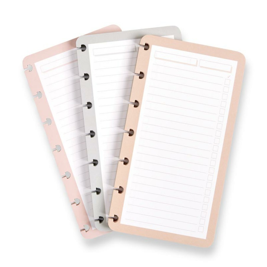 Circa Notebooks Levenger Circa Notebook Accessories | Circa Modern Checklist Pad Trio (Set Of 3)