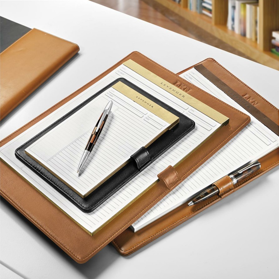 Home & Office Levenger Workspace Organizers | Leather Freeleaf Pad Backer