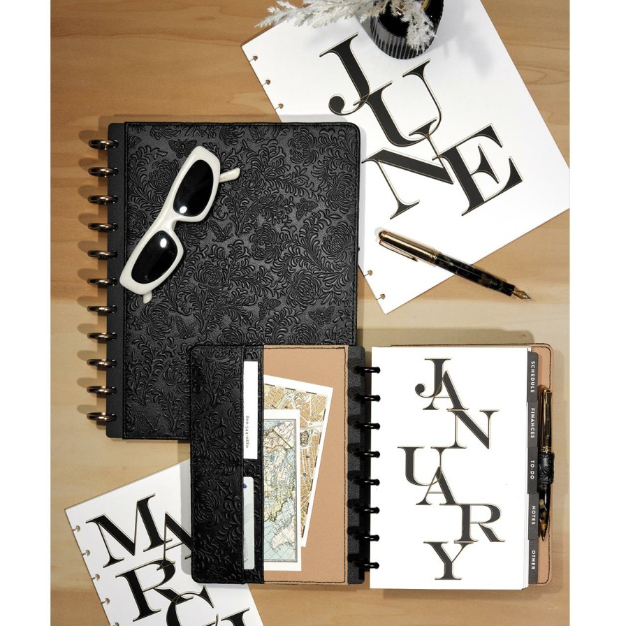 Circa Notebooks Levenger Circa Notebook Accessories | Circa Avant-Garde Monthly Dashboards