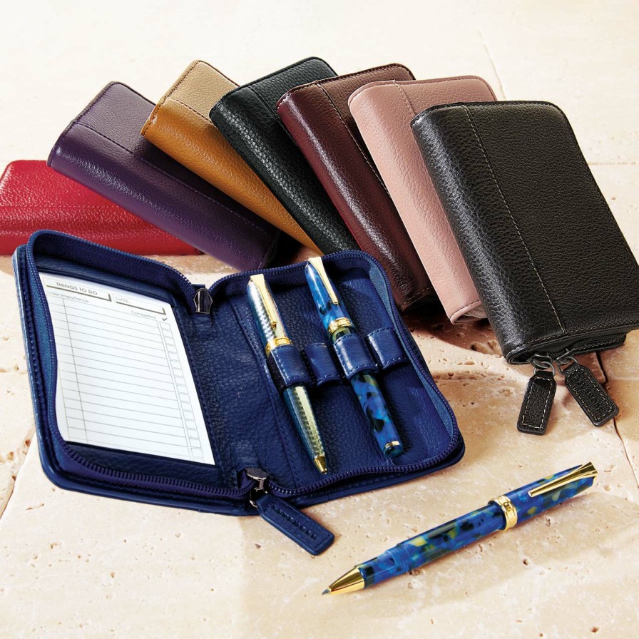 Writing Levenger Cases & Stands | Leather Pen Case