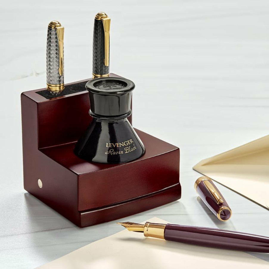 Home & Office Levenger Pen Cases & Stands | Elliptic Pen Station