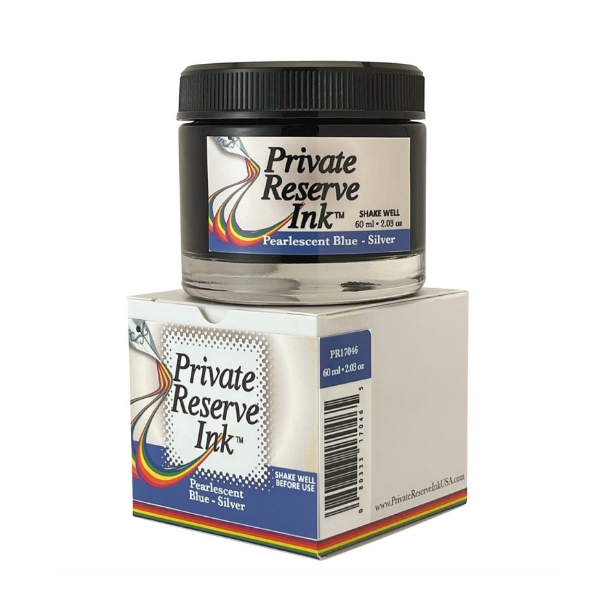 Writing Levenger + 22 More | Private Reserve Pearlescent Bottled Ink (60 Ml)