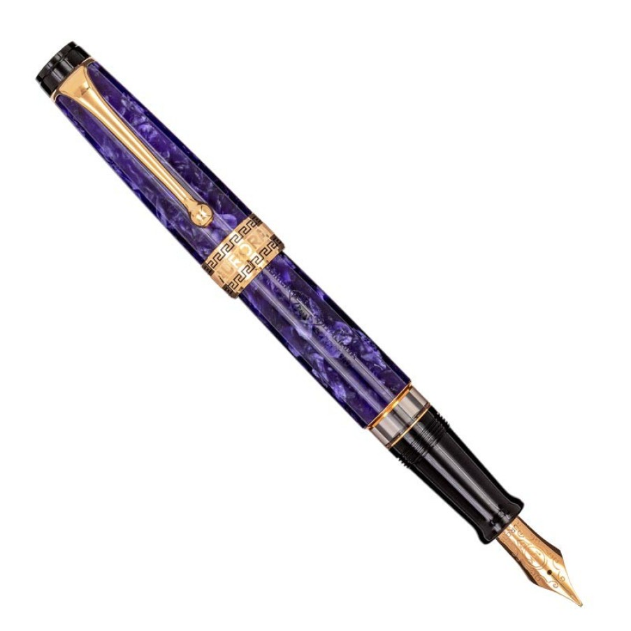 Writing Levenger + 22 More | Aurora Optima Viola Fountain Pen