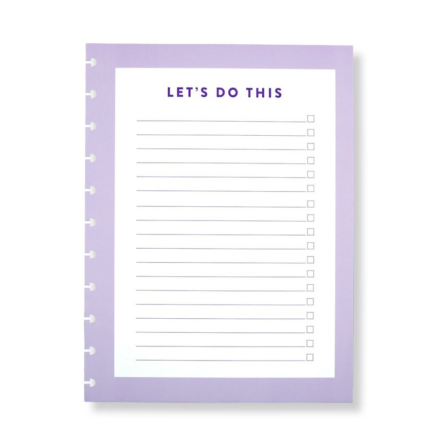 Circa Notebooks Levenger Circa Smartplanners® | Circa Visions Let'S Do This Refill (25 Sheets)