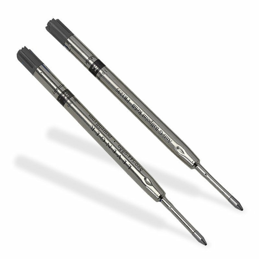 Writing Levenger Ballpoint Refills | Levenger Anti-Gravity Ballpoint Refills (Set Of 2) Black