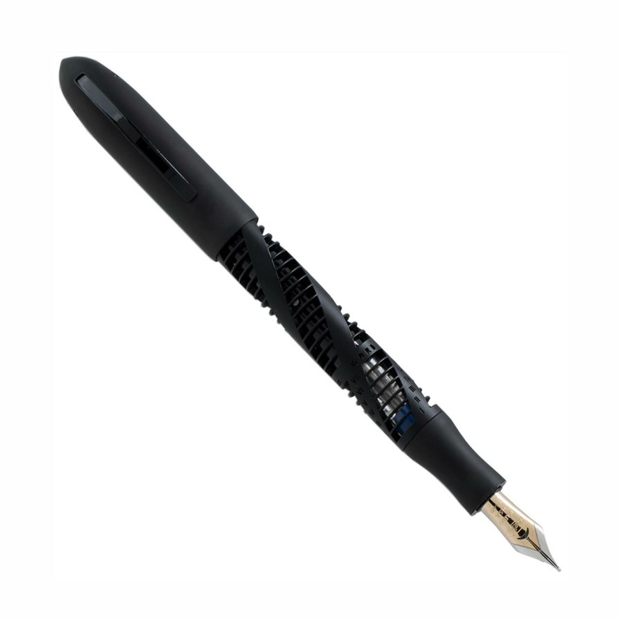 Writing Levenger Fountain Pens | Conklin Nozac Futura 125 Anniversary Fountain Pen Black