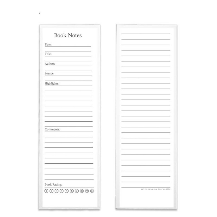 Reading Levenger Bookmarks | 100 Book Notes Bookmark Cards