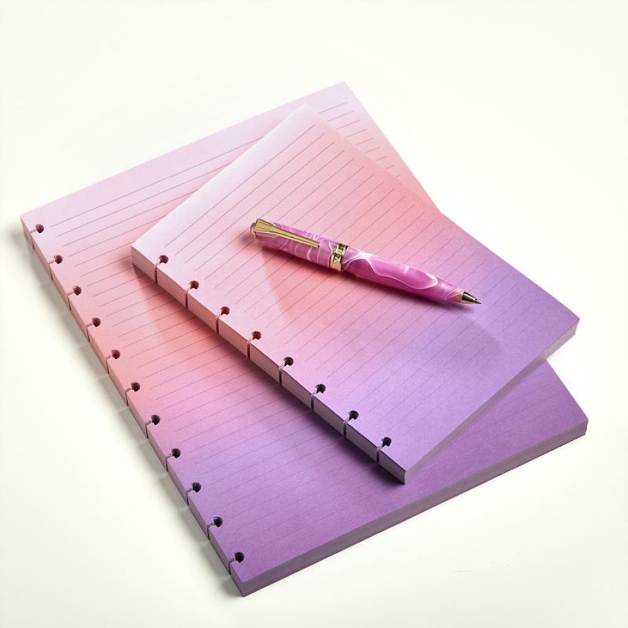 Circa Notebooks Levenger Circa Junior Refills | Circa Purple Majesty Gradient Refill (100 Sheets)