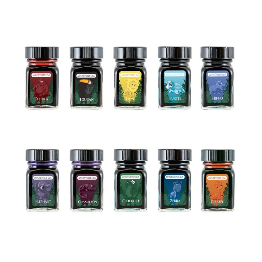 Writing Levenger Monteverde | Monteverde Jungle Ink Gift Set