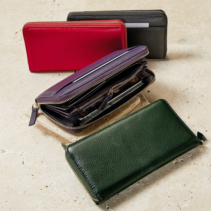 Bags & Accessories Levenger Wallets & Card Cases | Leather Accordion Wallet