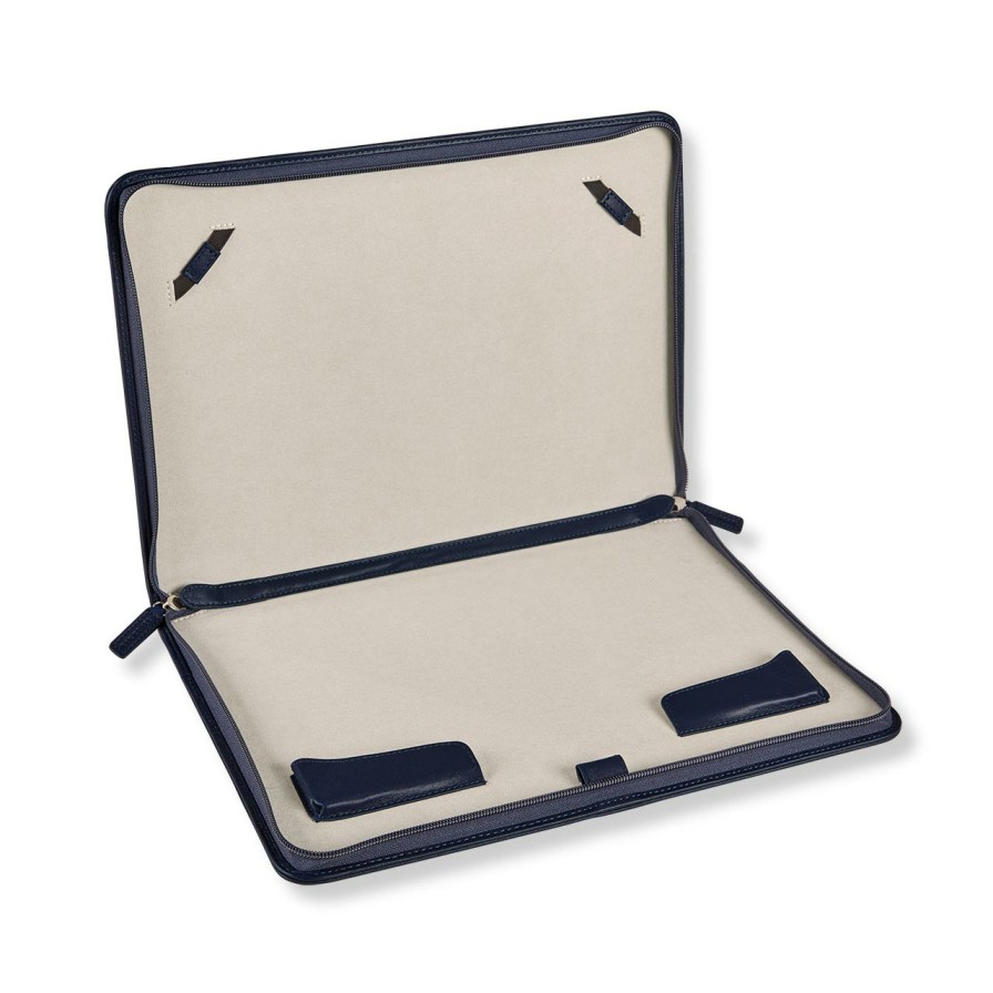 Home & Office Levenger Tech Cases | Luxe Zip Air Folio