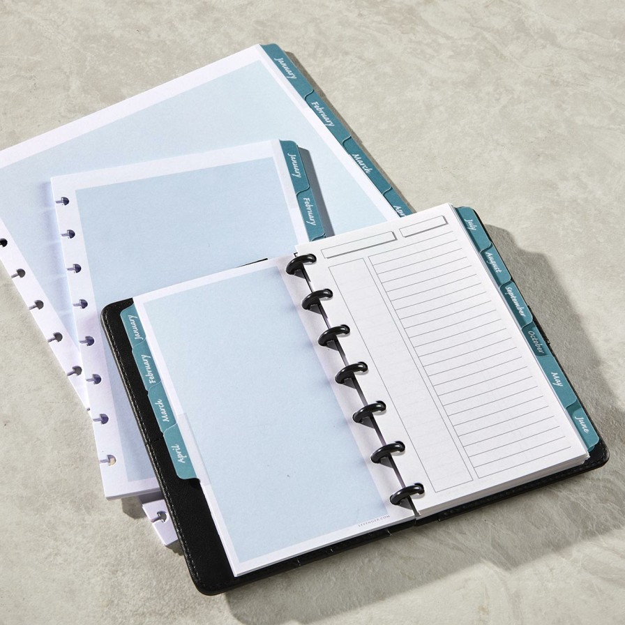 Circa Notebooks Levenger Circa Smartplanners® | Circa Monthly Tab Dividers (Set Of 12)