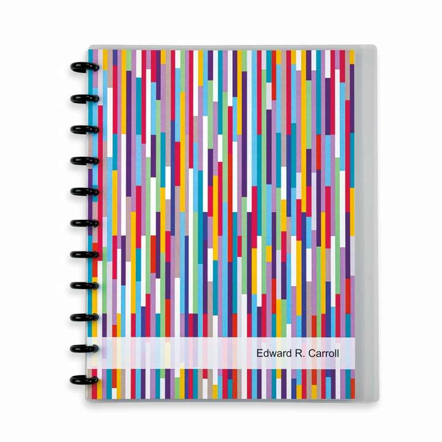 Circa Notebooks Levenger Circa Junior Notebooks | Circa Weekly Horizontal Format Agenda-Confetti