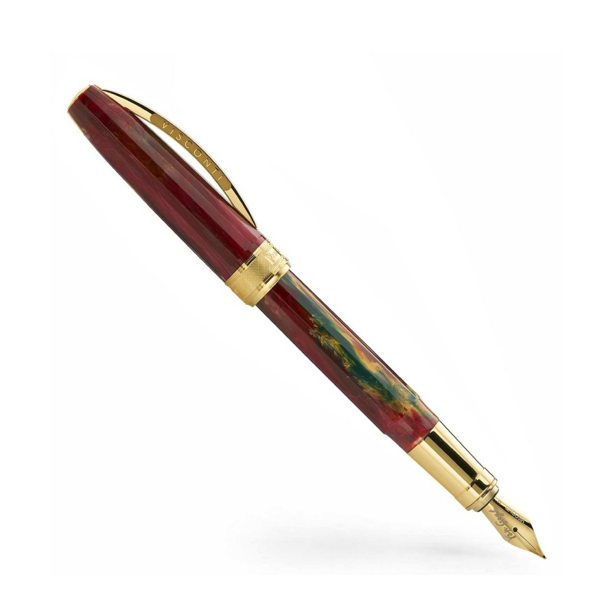 Writing Levenger + 22 More | Visconti Van Gogh Flowering Plum Orchard Fountain Pen