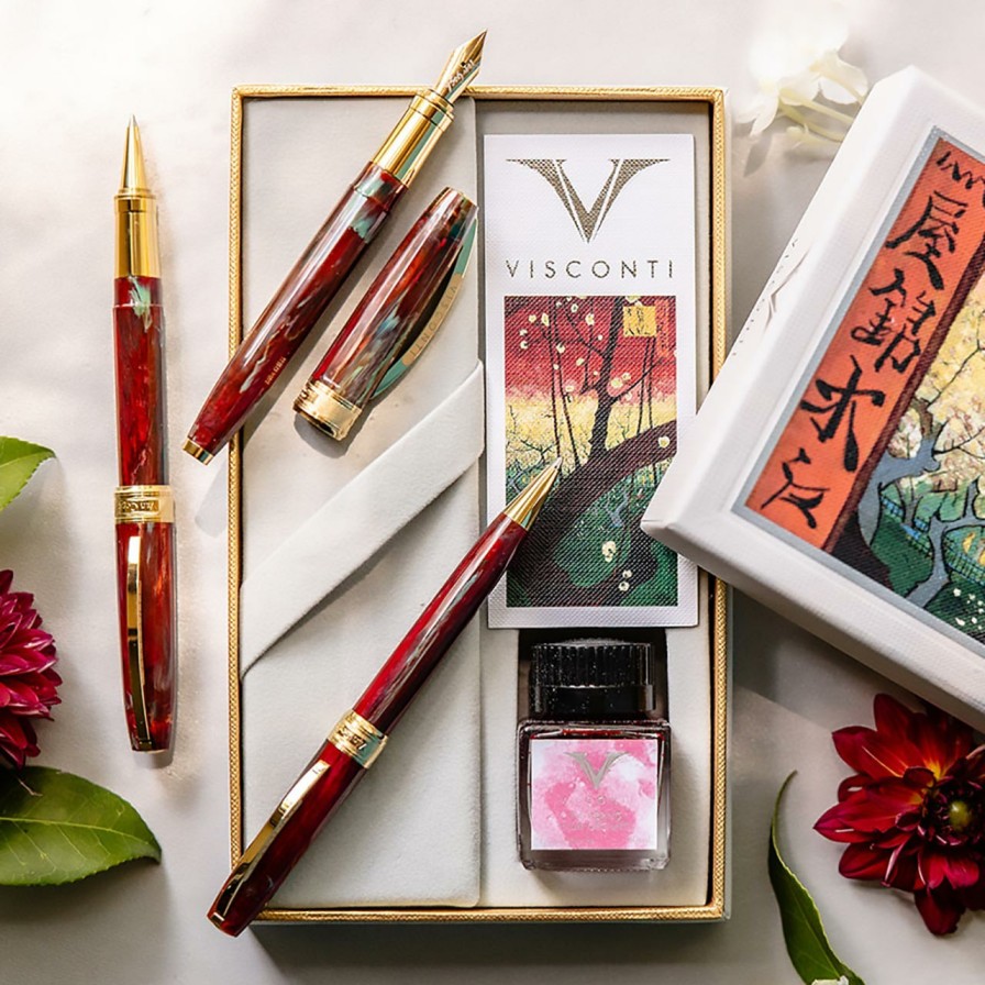 Writing Levenger + 22 More | Visconti Van Gogh Flowering Plum Orchard Fountain Pen