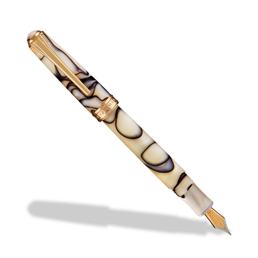 Writing Levenger Levenger Pens | True Writer Classic Carrara Fountain Pen