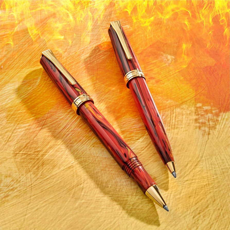 Writing Levenger Rollerball Pens | True Writer Classic Elements Fire Pen