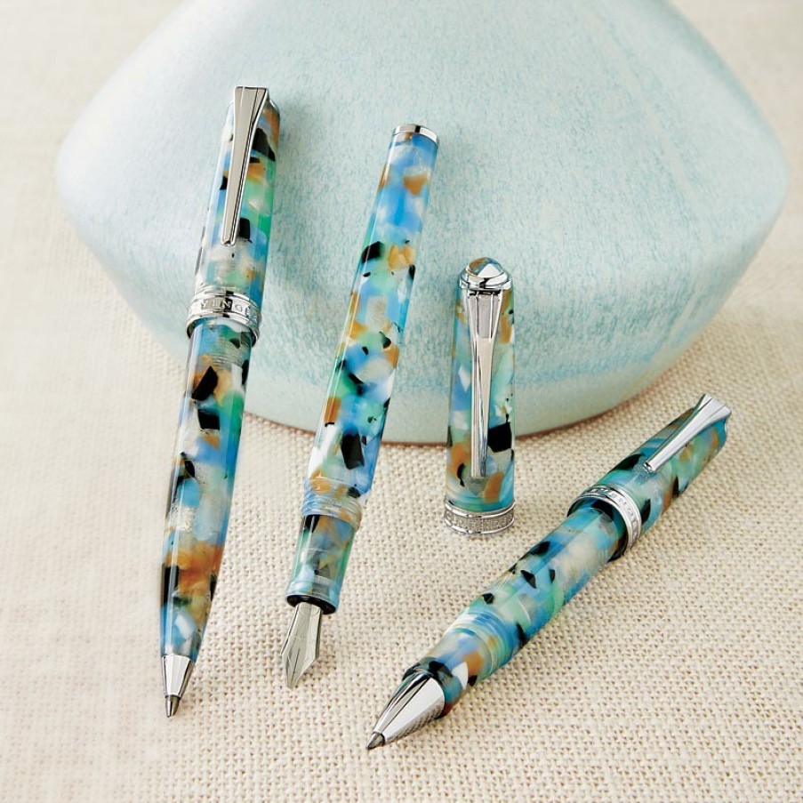 Writing Levenger Fountain Pens | True Writer Classic Sea Glass Fountain Pen