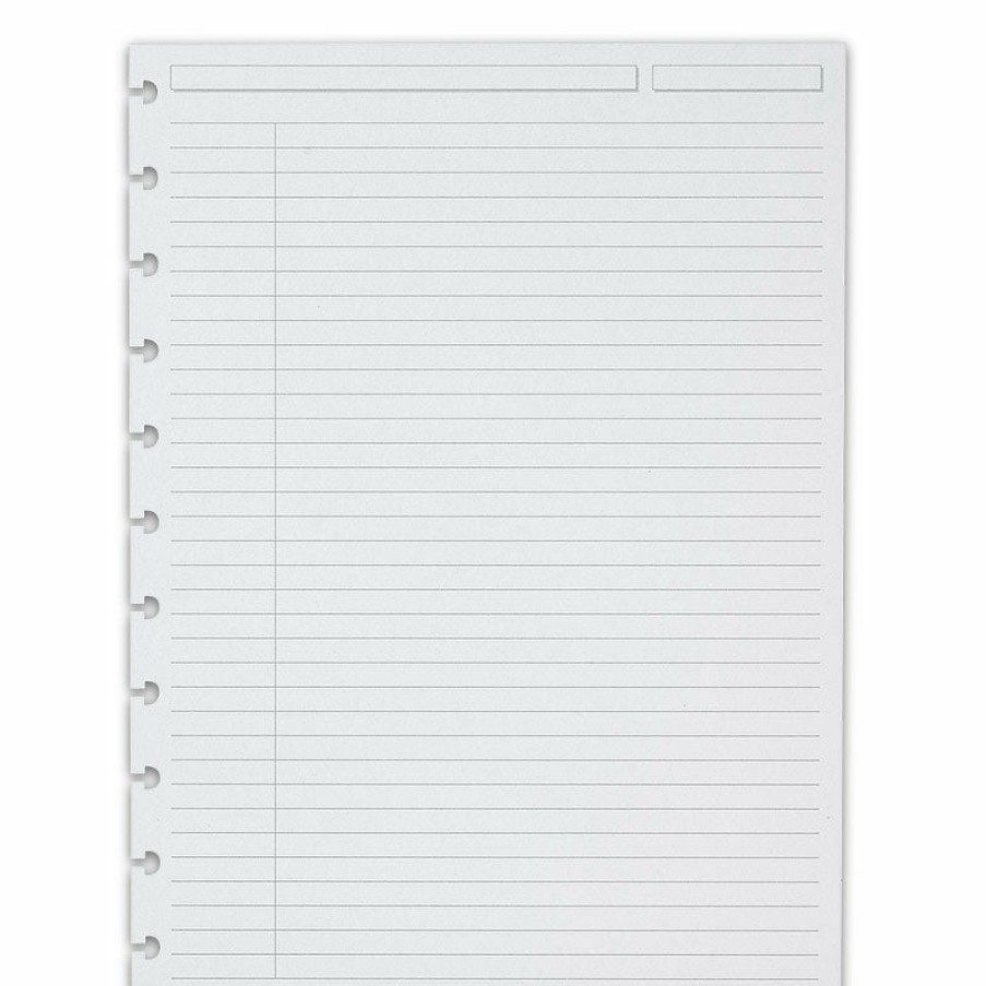 Circa Notebooks Levenger Circa Letter Refills | Circa College Ruled Refill (100 Sheets)