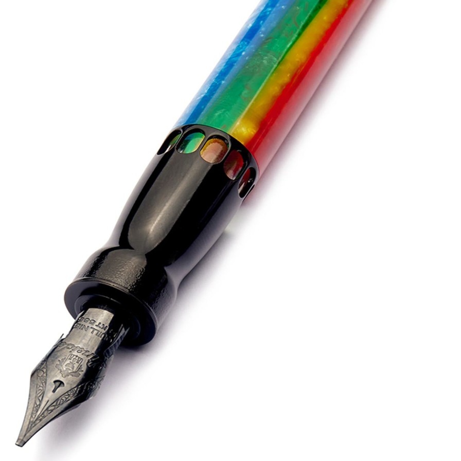 Writing Levenger Fountain Pens | Pineider Arco Stilo Rainbow Fountain Pen